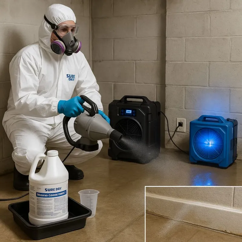 Sanitization and Odor Removal process in Vista, CA