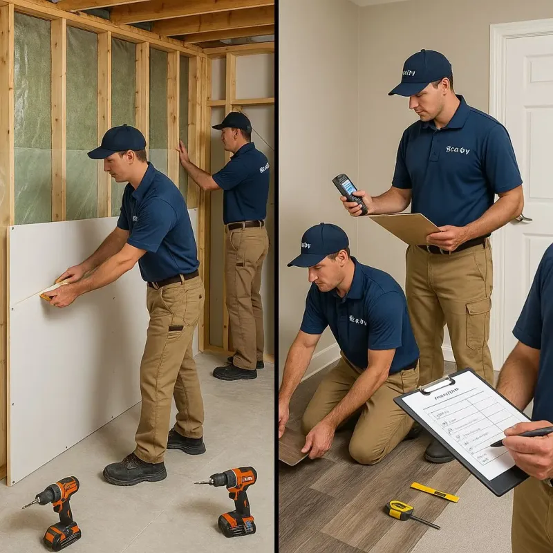 Repairs and Reconstruction process in Vista, CA